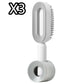 BuzzNest Self-Cleaning Hair Brush with Airbag Massage & Anti-Static Detangling