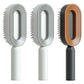 BuzzNest Self-Cleaning Hair Brush with Airbag Massage & Anti-Static Detangling