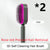 BuzzNest Self-Cleaning Hair Brush with Airbag Massage & Anti-Static Detangling