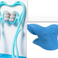 BuzzNest 6-Roller Manual Neck Massager with Natural Jade Scraping Board