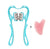 BuzzNest 6-Roller Manual Neck Massager with Natural Jade Scraping Board