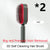 BuzzNest Self-Cleaning Hair Brush with Airbag Massage & Anti-Static Detangling
