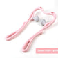 BuzzNest 6-Roller Manual Neck Massager with Natural Jade Scraping Board