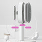 BuzzNest Self-Cleaning Hair Brush with Airbag Massage & Anti-Static Detangling