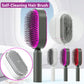 BuzzNest Self-Cleaning Hair Brush with Airbag Massage & Anti-Static Detangling