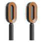 BuzzNest Self-Cleaning Hair Brush with Airbag Massage & Anti-Static Detangling