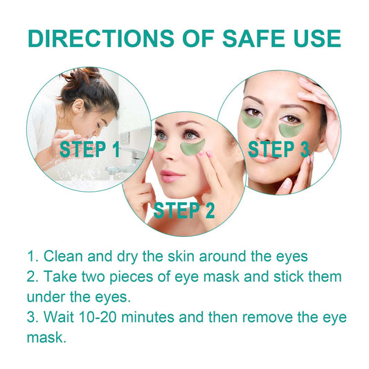 BuzzNest EELHOE Chlorella Vera Hydrogel Eye Mask – Anti-Dark Circles & Hydrating