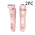 BuzzNest 2-in-1 Women's Electric Shaver | Body & Face Hair Remover