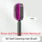 BuzzNest Self-Cleaning Hair Brush with Airbag Massage & Anti-Static Detangling