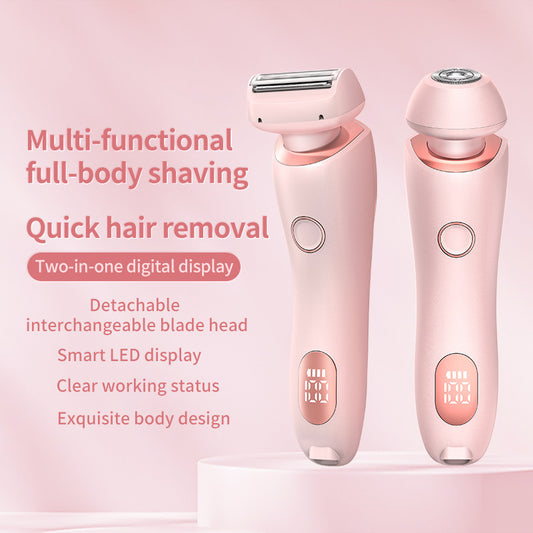 BuzzNest 2-in-1 Women's Electric Shaver | Body & Face Hair Remover